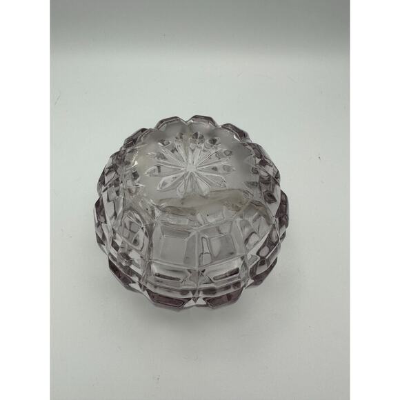 EAPG Duncan & Miller Crystal Glass MidCentury Modern BLOCK ROSE BOWL 1889-1904 - Picture 3 of 11